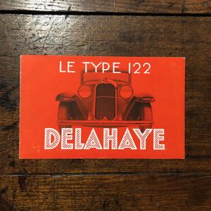 Publicité DELAHAYE Le type 122