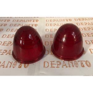 Cabochons de feu arrière SEIMA  en verre la paire