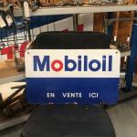 Plaquette émaillée MOBILOIL