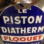 Plaque émaillée LE PISTON DIATHERM FLOQUET