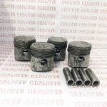 PISTONS SIMCA ARONDE MOTEUR FLASH diametre 74mm le jeu de 4