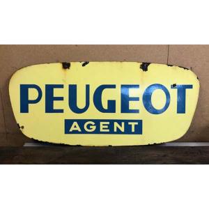 Plaque émaillée PEUGEOT AGENT