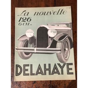 Publicité DELAHAYE 126 6 cylindres