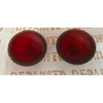 Cabochons de feu en verre 